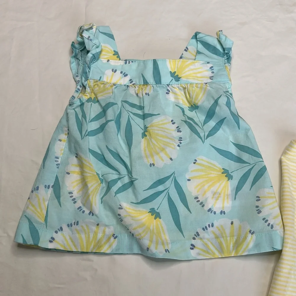 Carters size 9 months baby bundle of summer sets. Mix and match tops and pants.